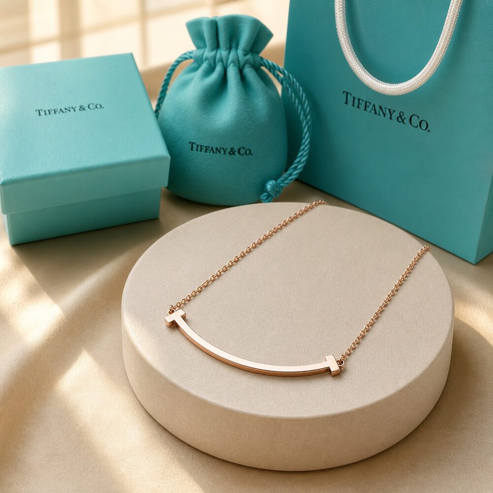 TIFFANY&CO Timeless Necklace Style 3 | New with Box - Picture 2 of 9